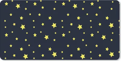 Produktbild von MuchoWow® Schreibtischunterlage Sternenhimmel - Nacht - Muster 80x40 cm - XXL Mauspad - Gaming Mauspad