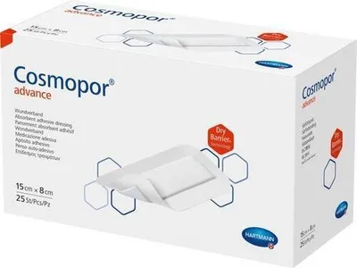 Immagine prodotto di Hartmann Cosmopor® Advance medicazione post-operatoria, 15 x 8 cm - 25 pezzi | confezione (25 pezzi)