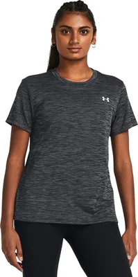 Image de Under Armour Tech Textured T-shirt manches courtes Gris XS Femme Gris XS