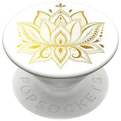 Image de PopSockets - PopGrip - Golden Prana - Porte-doigts pour téléphone portable
