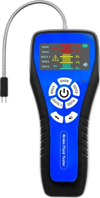 Zdjęcie produktu dla Tester płynu hamulcowego, precyzyjny samochodowy wykrywacz płynu hamulcowego z kolorowym ekranem LCD i alarmem dźwiękowym Tester DOT3 DOT4 DOT5.1 ENV4 ENV6