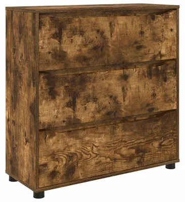 Image de Armoire de rangement Chêne fumé 80 x 31 x 81 cm