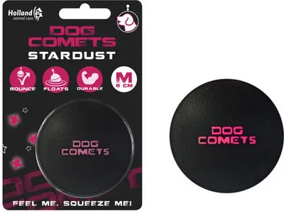 Zdjęcie produktu dla Piłka Dog Comets Stardust - czarny/różowy