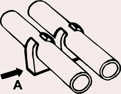 Produktbild von Cornat Rohr-Clip doppelt für 18 mm Ø - Rohre