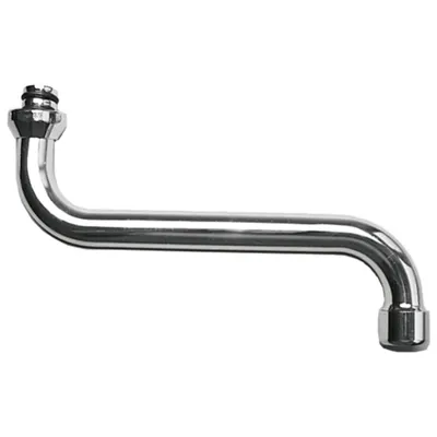 Obrázok produktu pre S-výtoková rúrka pre nástenné armatúry chróm - 3/4" pripojenie 200 mm
