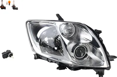 Zdjęcie produktu dla Johns, reflektor pasuje do Toyota Auris 03/2007 -02/10 prawy reflektor + siłownik