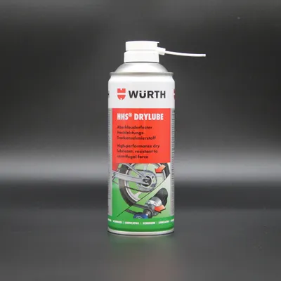 Produktbild von WüRTH HHS 100  ( Drylube Kettenspray ) – Hochabschleuderfestes Synthesewachs mit PTFE