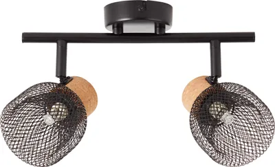 Produktbild von BRILLIANT Spotrohr, 2-flammig Flaka schwarz IP20 G9 6 Watt dimmbar g. f. LED-Leuchtmittel