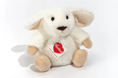 Obrázok produktu pre Teddy Hermann Bunny Poppi, plyšová hračka, mäkká hračka, plyšová hračka, králik, plyš, biela, 15 cm, 938569