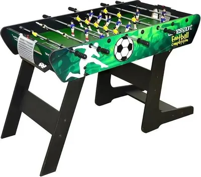 Produktbild von Devessport Klappbarer Tischkicker Schwarz  Schwarz One Size