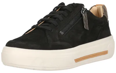 Produktbild von CLARKS Sneaker Hollyhock Zip mit atmungsaktiver Eigenschaft 1217 Black Nubuck 37,5