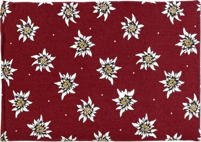 Produktbild von Dinkelkissen 30 x 20 cm, Blume-Edelweiß - Als Wärmekissen & Kältekissen - Dinkel Körnerkissen für Mikrowelle und Backofen - 30x20cm