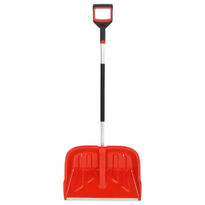 Immagine prodotto di vidaXL Pala da neve rossa 136 cm alluminio