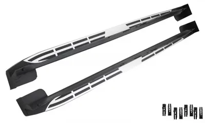 Imagen del producto de Escalones laterales, pasos laterales, escalones laterales para KIA Sorento III, modelo 2015-2017.