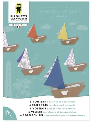 Image de Kit créatif : 6 voiliers à construire