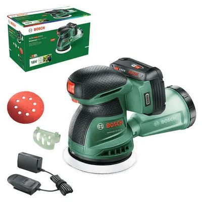 Obrázok produktu pre Bosch UniversalOrbit 18V-20, Kruhová brúska, Čierna, Zelená, 10000 OPM, 23000 OPM, 1 mm, 5,5 m/s²