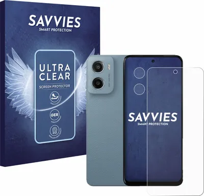 Produktbild von 18x Für Motorola Moto E15 (Display+Kamera) Schutzfolie Savvies Displayschutz Display Schutz Folie Klar Transparent