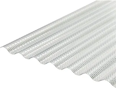 Produktbild von PVC Wellplatte PRISMA Sinus 76/18 klar 6000 mm x 900 mm x 2,5 mm