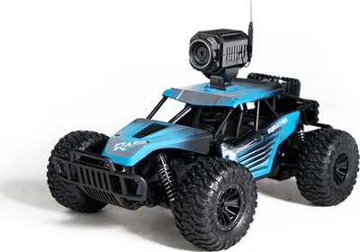 Produktbild von Fernbedienung Auto Highspeed Telefon Echtzeit-Bildübertragung Offroad-Fahrzeug Toys Sky Blue Wifi Kamera 480p