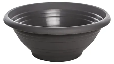 Produktbild von Blumenschale Cortina, anthrazit, D. 25 cm