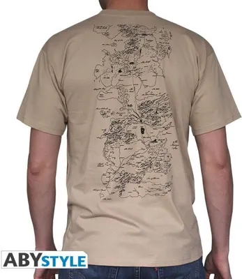 Produktbild von Game Of Thrones Männer T-Shirt: Karte - Sand