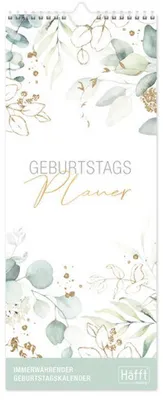 Produktbild von Geburtstagsplaner Wandkalender kompakt