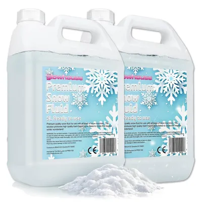 Schneeflüssigkeit 2x5L Premium für Schneemaschinen, 10L