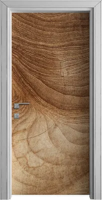 Produktbild von Tür Selbstklebende 90x210 cm Türfolie Türtapete Klebefolie - Holz Stamm