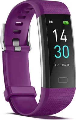 Image de S5 Sport Smart Watch pour hommes femmes Cardiofréquencemètre Fitness Tracker avec longue durée de vie de la batterie Etanche pour Android iPhone, Violet