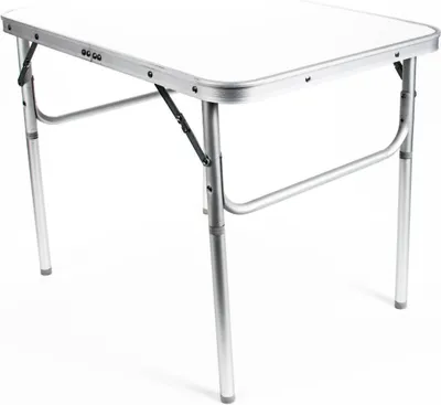 Produktbild von Camping-/Klapptisch aus Aluminium, leicht, robuste Tischplatte, 3,5 cm Packhöhe, 2,7 kg