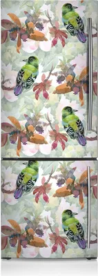 Produktbild von Magnetfolie Aufkleber Kühlschrankmagnete 60x180 cm - Exotische Vögel.