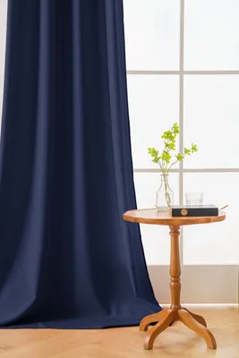 Produktbild von Vorhang OXFORD 140x250 cm, dunkelblau Aufhängung: Rüschenband
