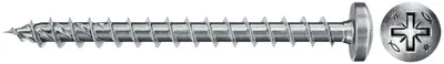 Produktbild von Fischer 670244, Schraube, Gehärteter Stahl, Holz, Allgemeiner Nutzen, Vollgewinde, Kuppelkopf