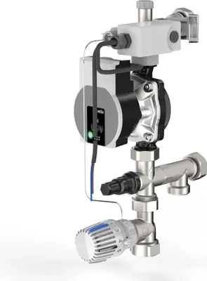 Image de Kit de régulation REHAU, flexible, avec tête thermostatique, 1 pièce.