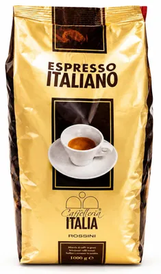 Produktbild von Caffè Rossini Espresso 1kg Kaffeebohnen – 90% Arabica & 10% Robusta | Italienische Röstung
