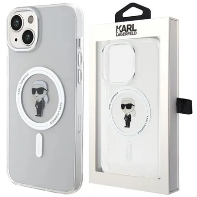 Produktbild von Karl Lagerfeld Iml Icon Magsafe Case Für Iphone 15 Plus - Transparent