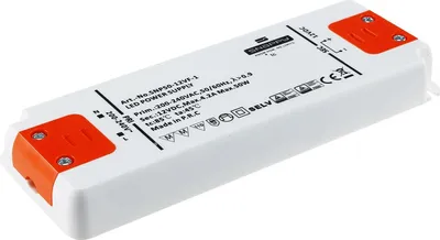 Produktbild von LED-Trafo CT-SL50 SlimLine 0,5-50W Ein 200-240V Aus 12V= Konstantspannung