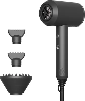 Produktbild von Ace & Taylor Ionen-Haartrockner - Schwarz - Hairdryer - Trocknen - Mit Diffusor (HB228)