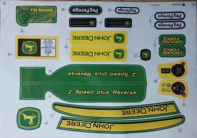 Produktbild von Peg Perego Aufkleber John Deere Ground Force