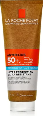 Image de La Roche-Posay Anthelios lait hydratant SPF 50+, 75 ml crème