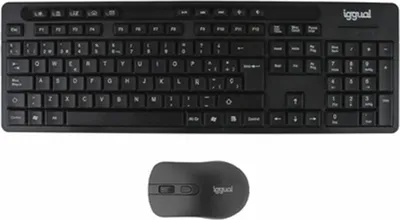 Immagine prodotto di Tastiera con mouse iggual WMK-BUSINESS2 Nero Qwerty Spagnolo