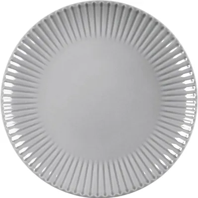 Produktbild von KRAUTHEIM & ADELBERG Speiseteller Relief grau 27cm 2Stück