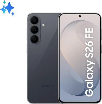 Zdjęcie produktu dla Samsung Galaxy S26 FE, 17 cm (6.7"), 8 GB, 128 GB, 50 MP, Android 17, Grafitowy