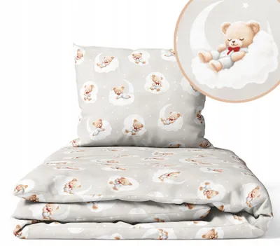 Produktbild von Kinder Bettdecke ohne Bezug 90x120 cm - Baumwolle Baby Decke und Kissen Set Kinderdecke 90x120 und Kopfkissen 40x60