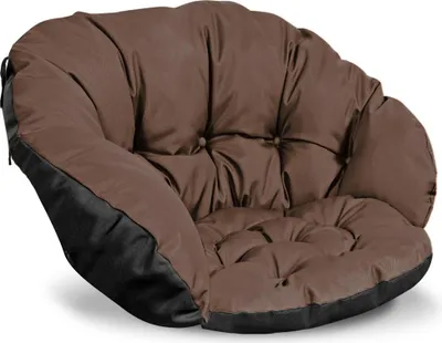 Produktbild von Gartenkissen 122x40 cm für Stuhl, Schaukel, Hängematte, Storchennest, wasserdicht, braun