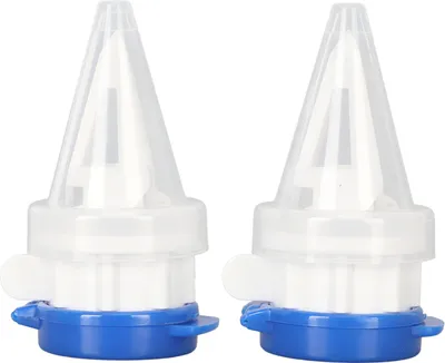 Obrázok produktu pre sada 2 nástavcov na napúšťanie nápojov, s vekom, ergonomické, pre kartóny na mlieko a nápoje