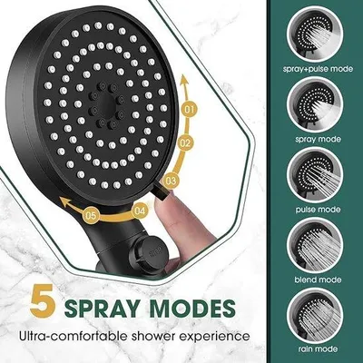 Obrázek produktu pro Keramická sprchová hlavice – ruční sprcha pro každodenní použití