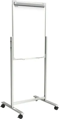 Produktbild von ALLboards Flipchart Beidseitig Mobiles Whiteboard 100x70cm Magnettafel, Fahrbar, Magnetisch, Trocken Abwischbar