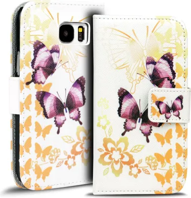 Produktbild von Handy Tasche für Samsung Galaxy S8 Plus Hülle Kunstleder Motiv Schutzhülle Case
