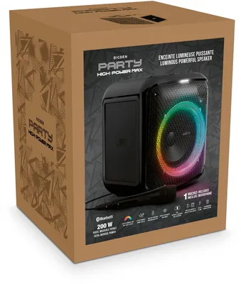Produktbild von BIG BEN PARTYBTHPMAX, 1.0 Kanäle, 200 W, Kabellos, Tragbarer Mono-Lautsprecher, Schwarz, Drehregler